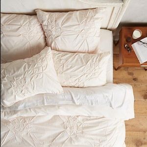 Anthropologie Claremore duvet euro shams